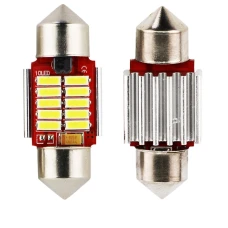 SEFIS LED žárovka sufit 28mm 12V C5W 10SMD CANBUS bílá SEFIS LED žárovka sufit 28mm 12V C5W 10SMD CANBUS bílá