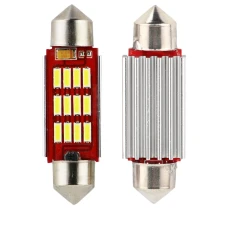 SEFIS LED žárovka sufit 36mm 12V C5W 12SMD CANBUS bílá SEFIS LED žárovka sufit 36mm 12V C5W 12SMD CANBUS bílá