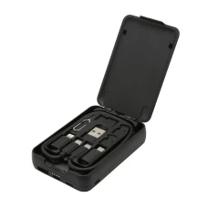 SEFIS mini cestovní set 9v1 pro mobilní zařízení s powerbankou 5000mAh