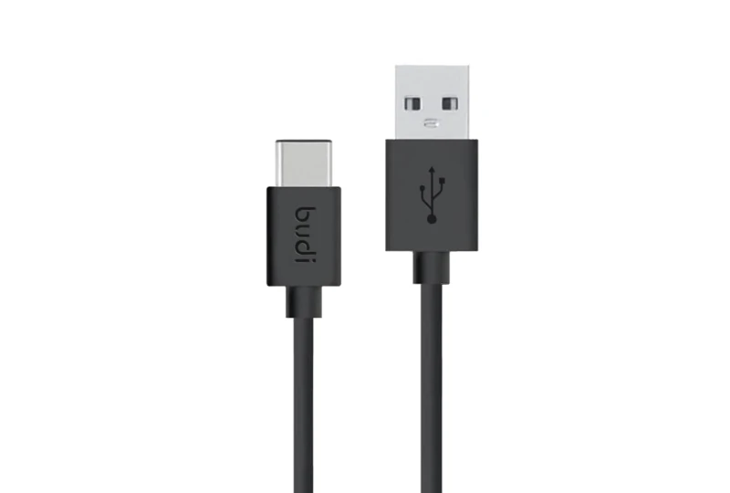 SEFIS nabíjecí datový kabel Budget s konektory USB-A a USB-C 1,2m černý