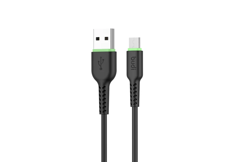SEFIS nabíjecí datový kabel GR s konektory USB-A a Micro-USB 1m černý