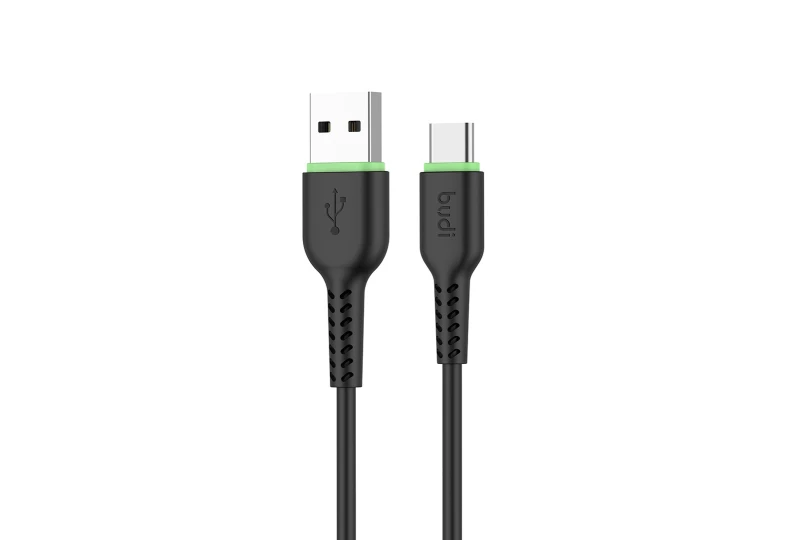 SEFIS nabíjecí datový kabel GR s konektory USB-A a USB-C 1m černý