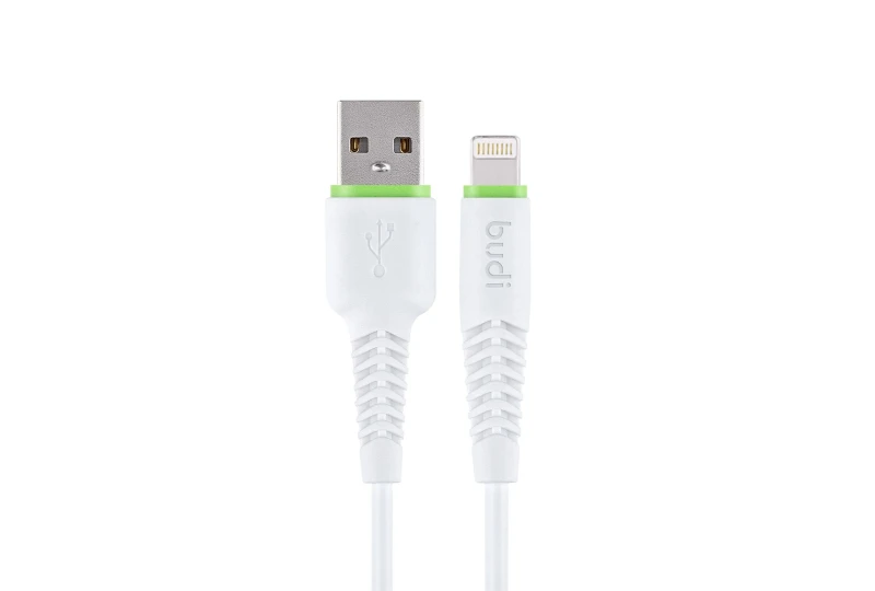SEFIS nabíjecí datový kabel GR2 s konektory USB-A a Lightning 1,2m bílá