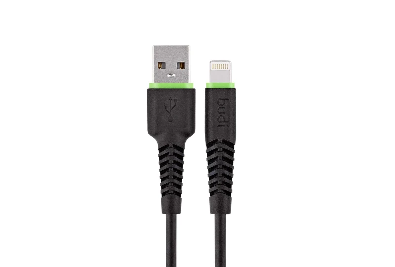 SEFIS nabíjecí datový kabel GR2 s konektory USB-A a Lightning 1,2m černý