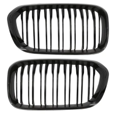 Přední maska ledvinky Double-line BMW 1 F20 2015-2017 černá