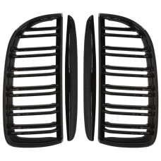 Přední maska ledvinky Double-line BMW 3 E90/91 2005-2008 černá