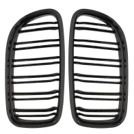 Přední maska ledvinky Double-line BMW 3 E90/91 2009-2012 karbon 