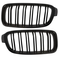 Přední maska ledvinky Double-line BMW 3 F30 F31 2012-2018 černá
