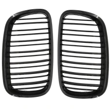 Přední maska ledvinky Double-line BMW X5 E70 X6 E71 2007-2013 karbon