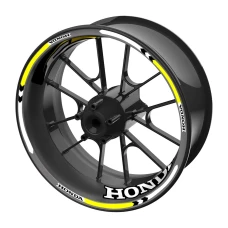 SEFIS sada barevných proužků EASY na kola Honda žlutá SEFIS sada barevných proužků EASY na kola Honda žlutá