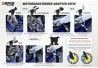 SEFIS D18 moto stojan přední a zadní set - černý pro motocykl SEFIS D18 moto stojan přední a zadní set - černý pro motocykl