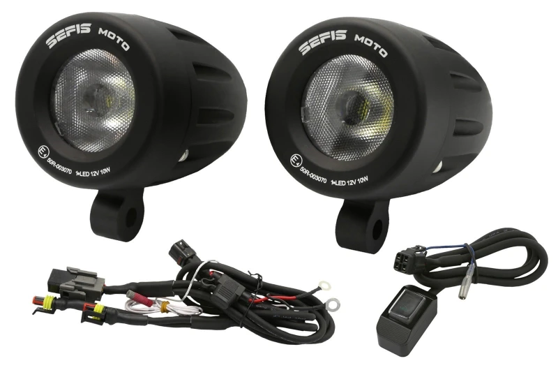 SEFIS Adventure univerzální přídavná LED světla 20W s kabeláží Yamaha FZ8