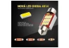 SEFIS LED žárovka sufit 39mm 12V C5W 12SMD CANBUS bílá