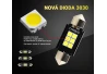 SEFIS LED žárovka sufit 39mm 12V C5W 6SMD CANBUS bílá