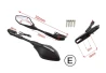 SEFIS Optic supersport zrcátka s LED blinkry Kawasaki ZX6R ZX10R 2009-2018 pro motocykl