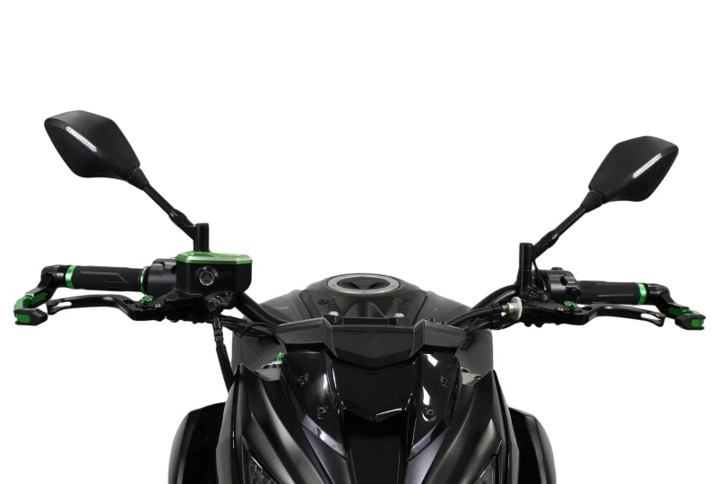 SEFIS Optic zrcátka s LED blinkry Kawasaki pro motocykl