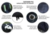 SEFIS Outdoor PVC plachta na motocykl L pro motocykl