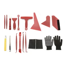 SEFIS sada nástrojů k lepení folií a tónování skla 17ks