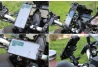 SEFIS SPINE L celokovový outdoor držák pod zrcátko s antiotřesovým adaptérem