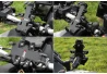 SEFIS SPINE T celokovový outdoor držák s objímkou pro BMW R1200GS