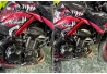 SEFIS TECH padací protektory Kawasaki Z900 červená