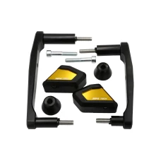 SEFIS TECH padací protektory Kawasaki Z900 2019-2025 zlatá SEFIS TECH padací protektory Kawasaki Z900 2019-2025 zlatá