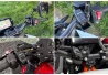 SEFIS UN10 1x USB-A a 1x USB-C  nabíječka / zásuvka s voltmetrem moto baterie pro motocykl