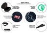 SEFIS UN10 1x USB-A a 1x USB-C  nabíječka / zásuvka s voltmetrem moto baterie pro motocykl