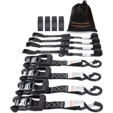 SEFIS SET 40 upínací popruhy 4x kurtna 40mm x 240 cm 4x popruh TÜV/GS