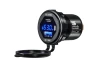 SEFIS USB-C PD 45W + USB-A QC 3.0 18W rychlonabíječka / zásuvka pro motocykl