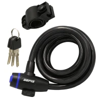 SEFIS zámek s ocelovým lanem 1,8m 12mm