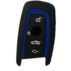 Silikonový obal na klíček BMW F10 F20 F30 Z4 X1 X3 X4 M1 M2 M3 1 2 3 5 7  Modrý