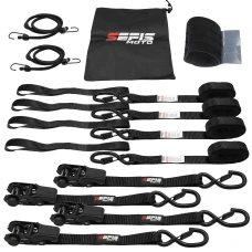 SEFIS SET 25 upínací popruhy 4x kurtna 25mm x 4.6m 4x popruh TÜV/GS