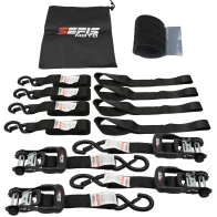 SEFIS SET 40 upínací popruhy 4x kurtna 40mm x 240 cm 4x popruh TÜV/GS