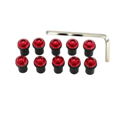 Šrouby do plexi červená