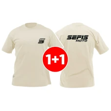 SEFIS Street tričko béžové 1+1 