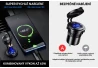 SEFIS USB-C PD 45W + USB-A QC 3.0 18W rychlonabíječka / zásuvka pro motocykl
