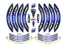 SEFIS PREMIUM ST 1 dvoudílné polepy na kola Yamaha MT-09 pro motocykl