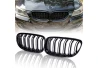 Přední maska ledvinky Double-line BMW 3 E90/91 2009-2012 černá na automobil