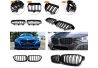 Přední maska ledvinky Double-line BMW 3 F30 F31 2012-2018 černá na automobil