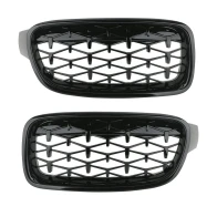 Přední maska ledvinky Diamond BMW 3 F30 F31 2012-2018 černá